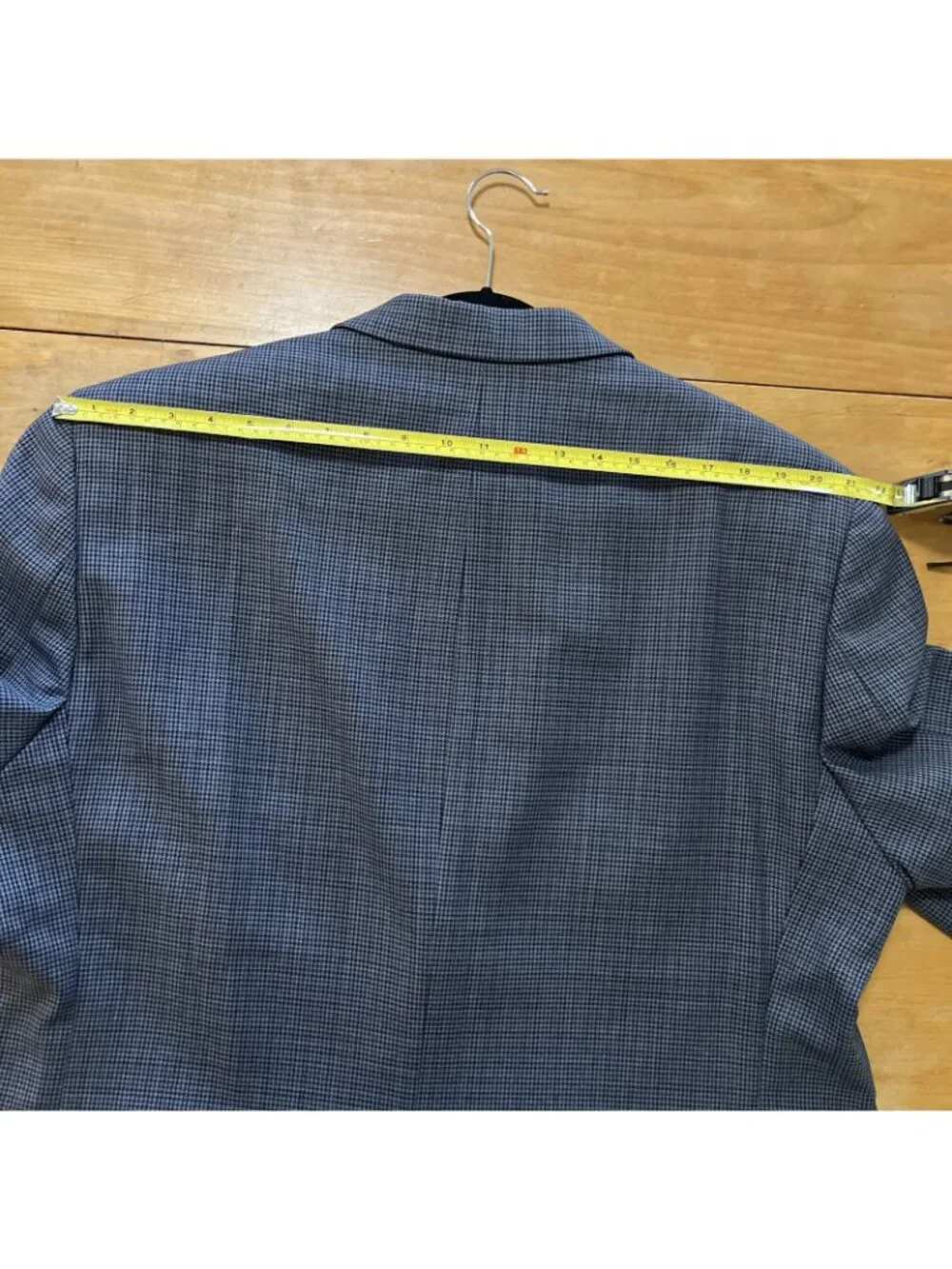 Lauren Ralph Lauren Mens Blazer Jacket Sz 48R Blue&black Herringbone Sport Coat